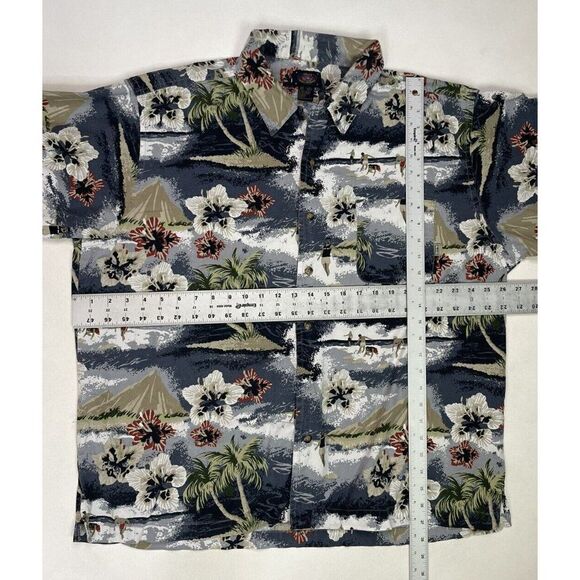 PCH Pacific Coast Highway Hawaiian Shirt Men XL All Over Print Surfing Floral - Picture 5 of 5